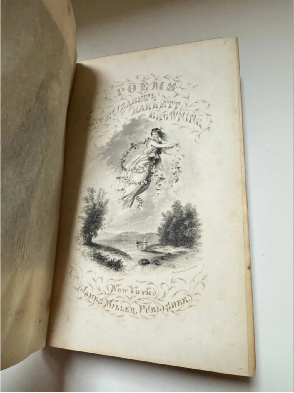 1870 Mrs. Browning's Poetical Works (Hardcover) Rare
